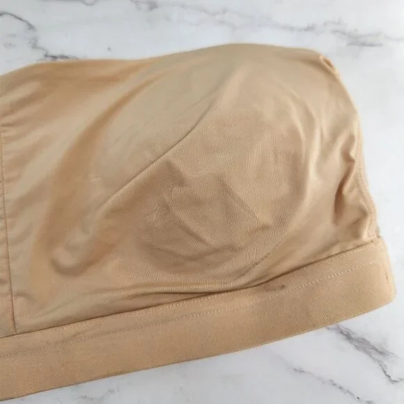 Lively Beige The Bandeau Strapless Bra T-Shirt Comfort Stay In Place Women's L - Picture 4 of 5